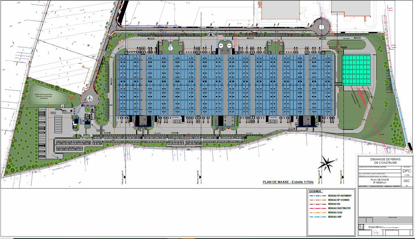 Entrepôt classe a Hordain 103029m² Location entrepôt classe a Hordain Nord OLLOG2310419 2